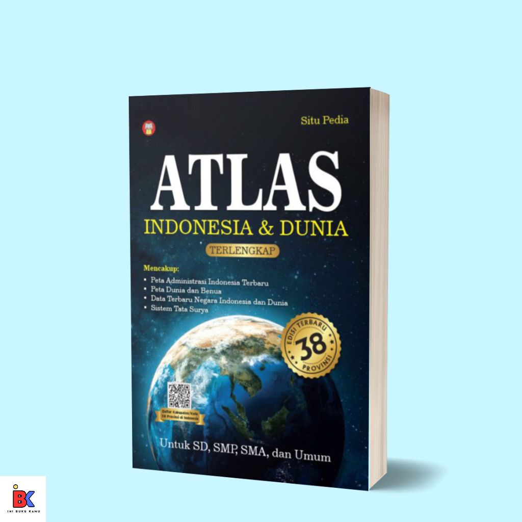 Buku Atlas Indonesia dan Dunia Terlengkap