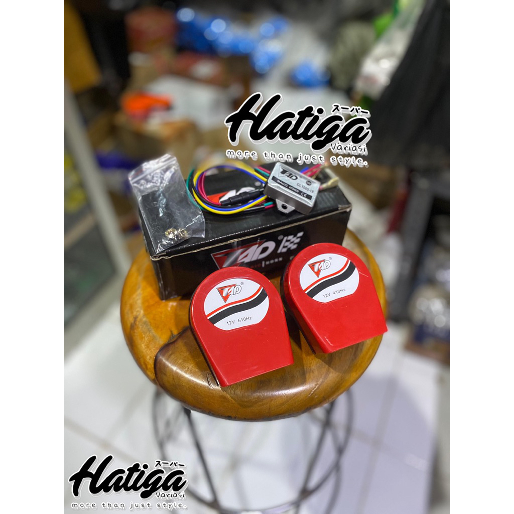 KLAKSON 7 SUARA BEL SIRINE 7 SUARA 12V 510Hz IMPORT UNIVERSAL UNTUK SEMUA MOTOR