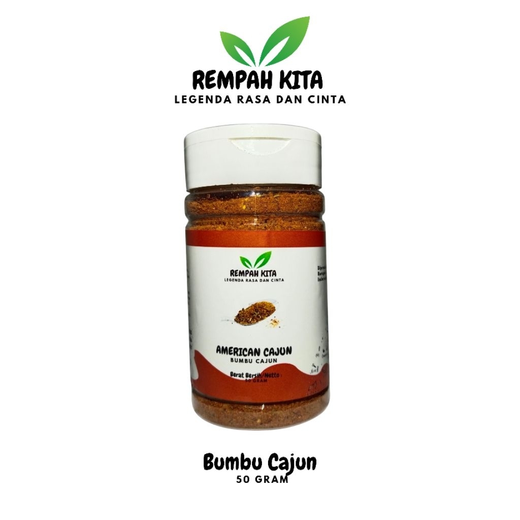 

REMPAH KITA - Bumbu Cajun / American Cajun Seasoning - Kemasan Botol 50 Gram
