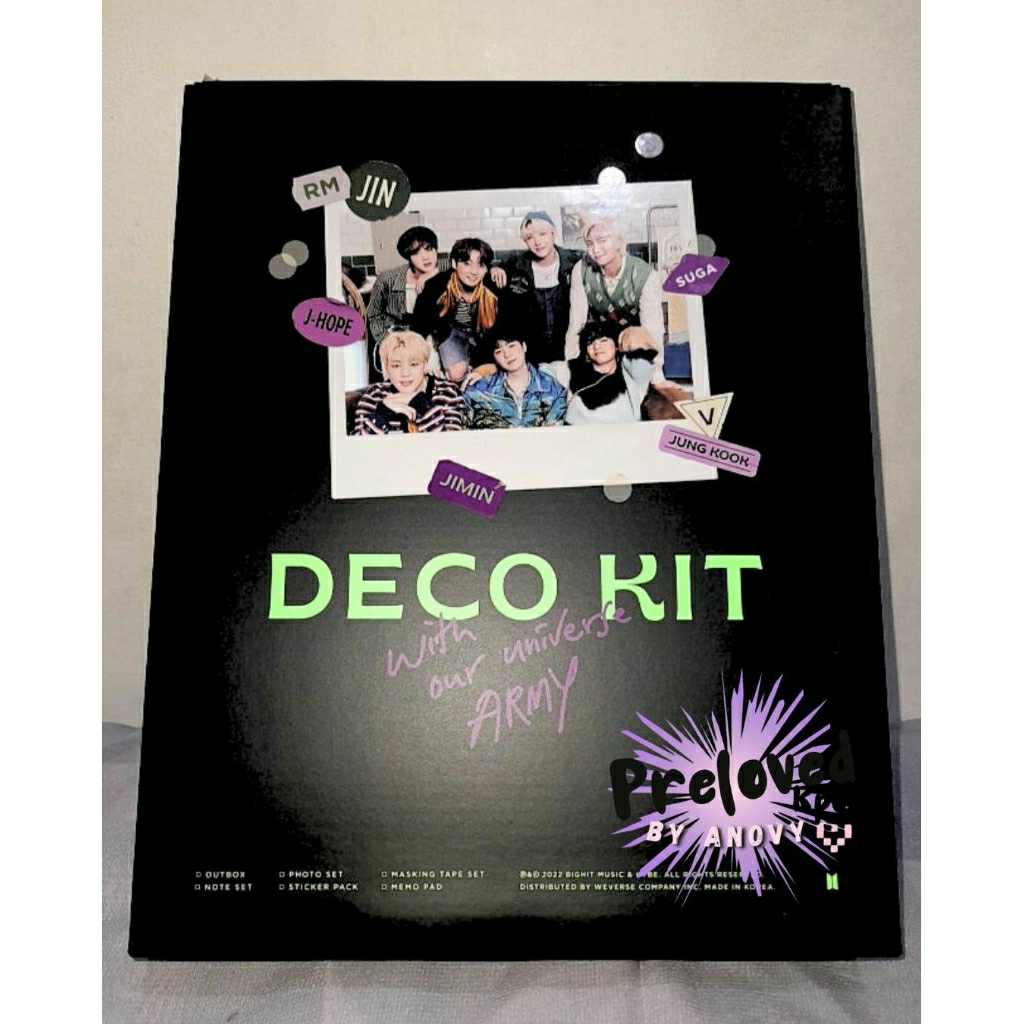 Album UNSEALED BTS Deco Kit FULLSET