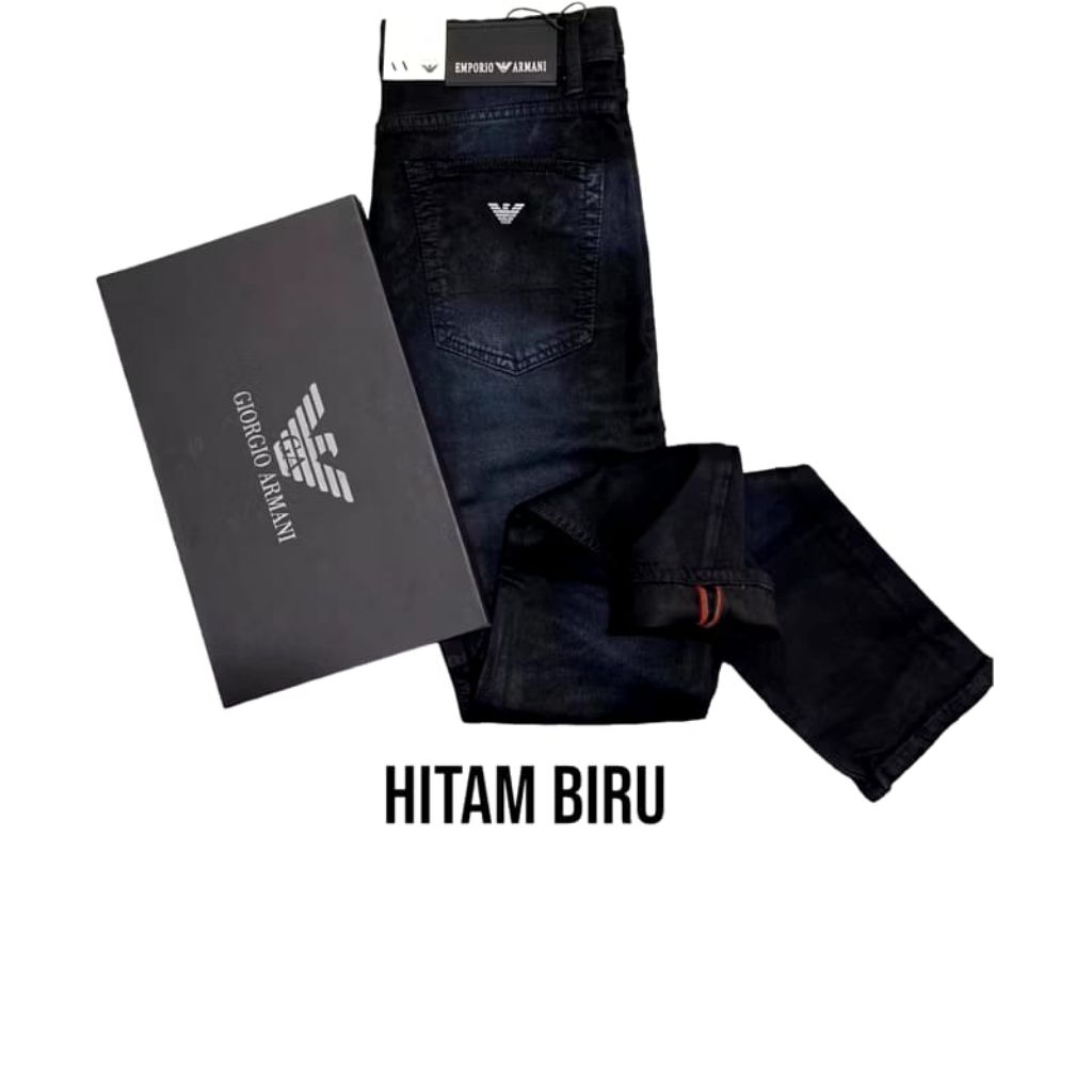 celana jeans pria panjang slim fit / celana jeans Armani import original jumbo 28-38