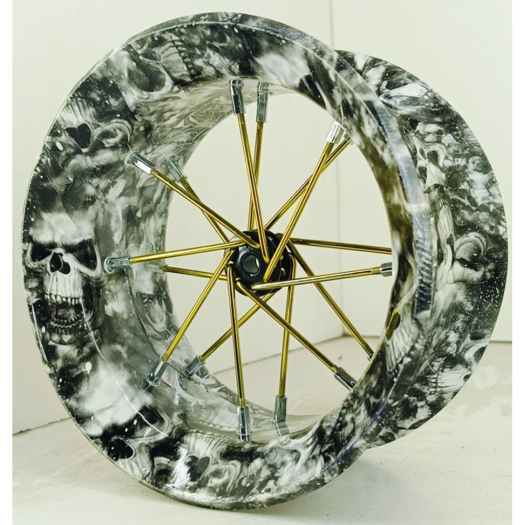 4 INC BLADU RACING WTP CARBON MOTIF TENGKORAK