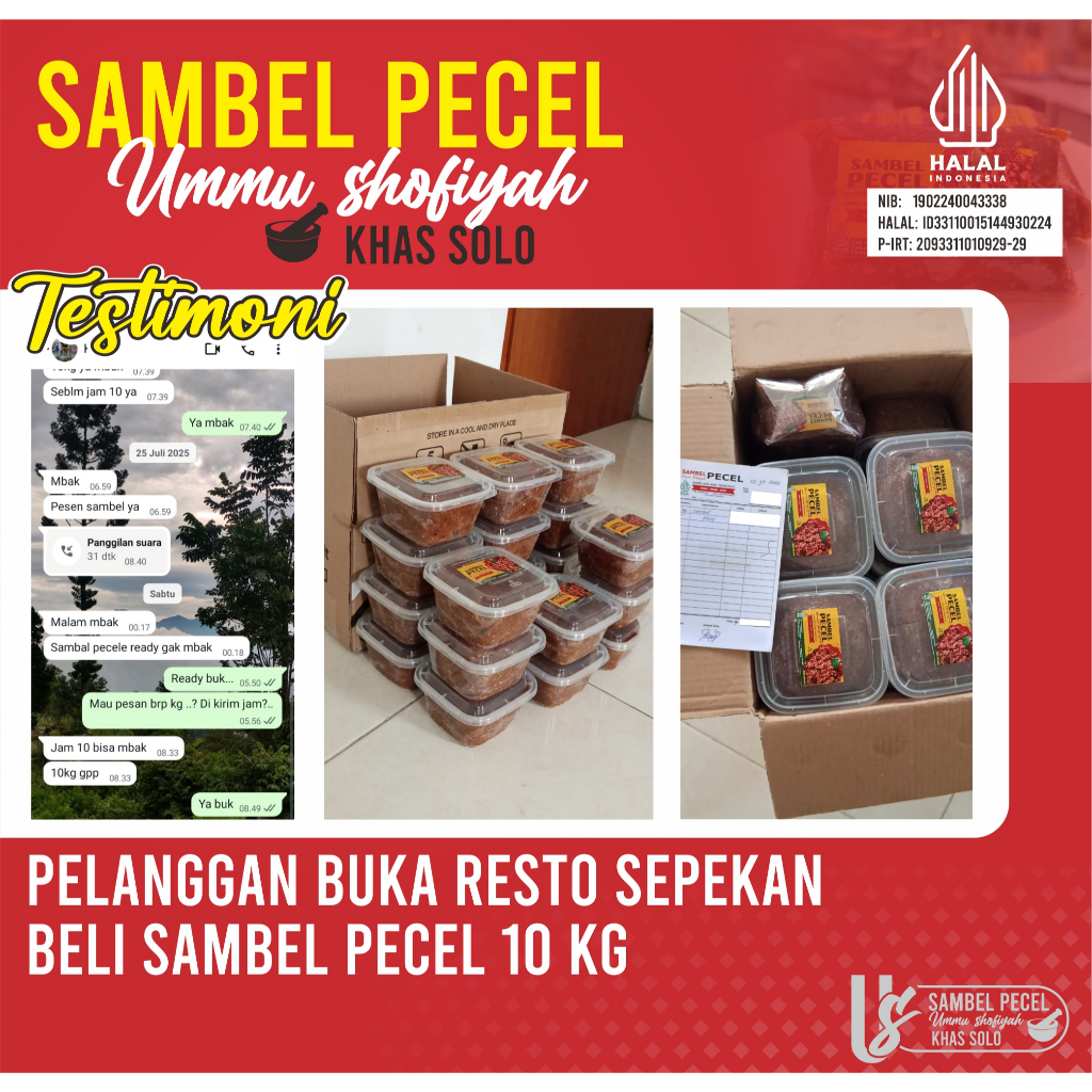 

Sambel Pecel Khas SOLO - Sambel Pecel Madiun/Sambel Pecel Ummu Shofiyah Khas SOLO - Pecel 1 kg