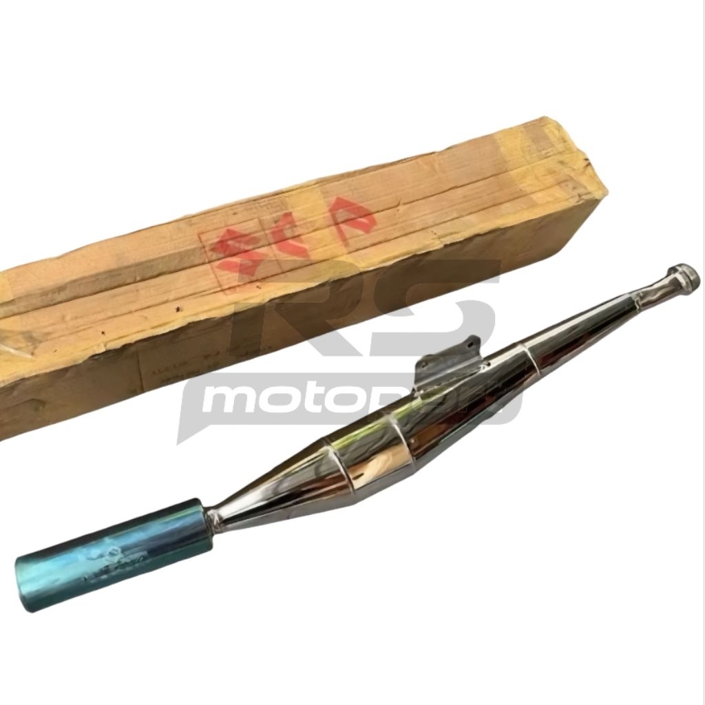 PERUT KNALPOT MUFFLER SUZUKI TORNADO GS KROM CHROME ORIGINAL SGP - KNALPOT CRYSTAL KRISTAL TUNE ORI