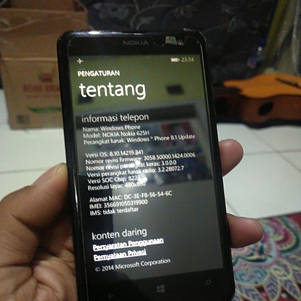 nokia lumia 625 windows phone inter