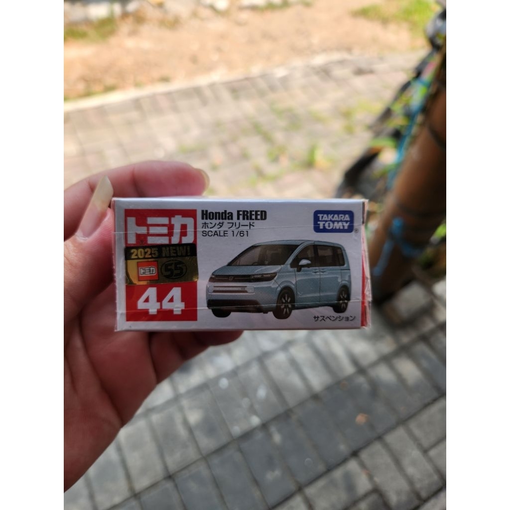 Tomica 44 Honda Freed Takara Tomy 1/61 Blue Biru Muda diecast mobil pajangan new baru