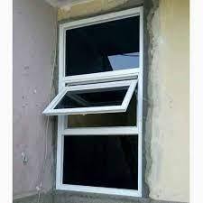 Jendela  Aluminium ukuran 50x100 - kombinasi jendela mati dan jendela kesmen jungkit