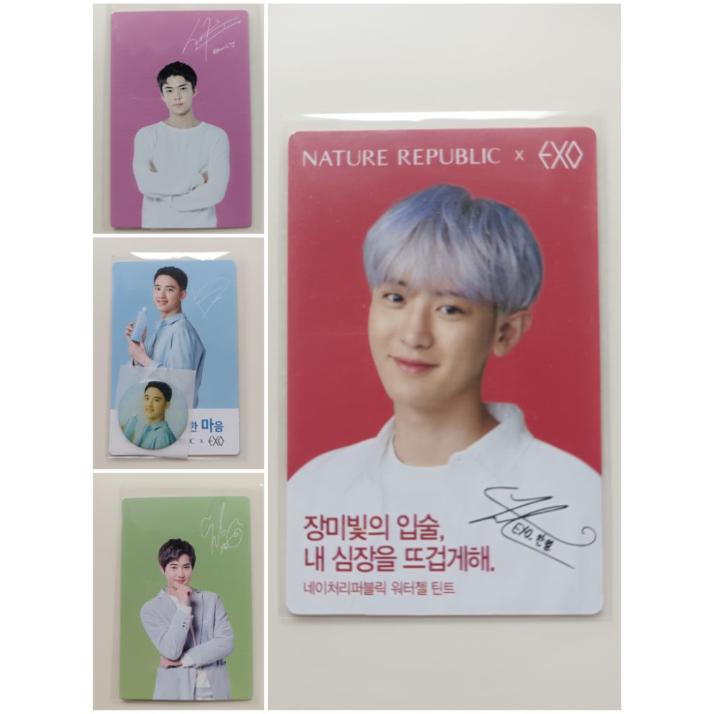 Photocard EXO x Nature Republic Official
