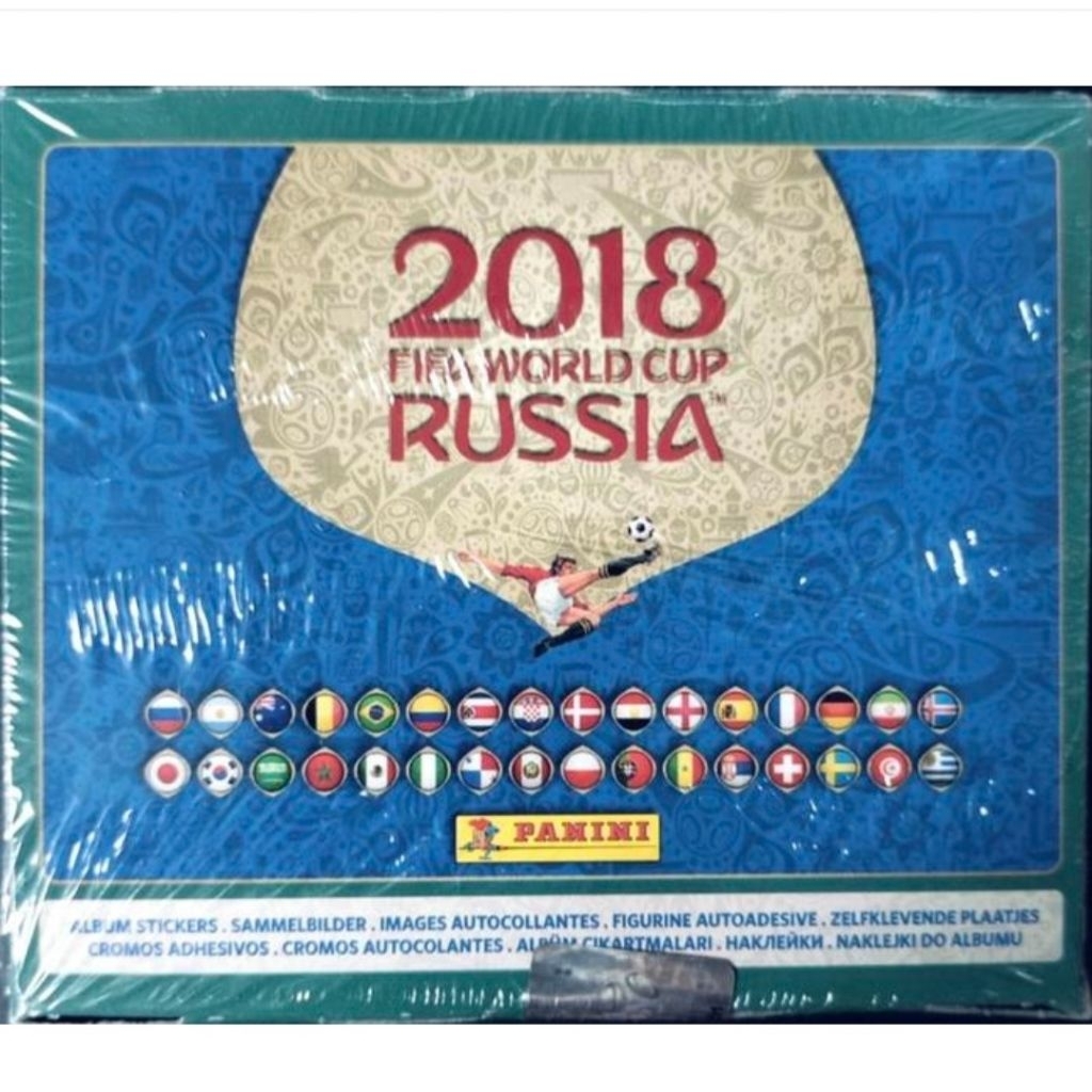 Panini 2018 FIFA World Cup Russia Official Sticker Collection Box (104 Packets)