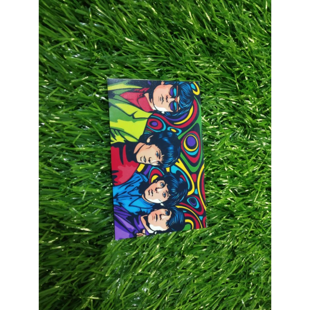 

stiker vinyl the beatles