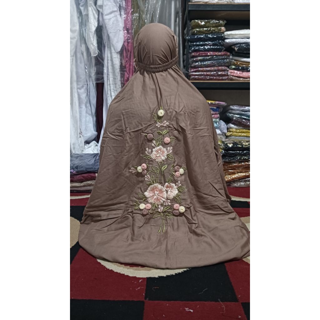 Mukena Rayon Bordir Tile