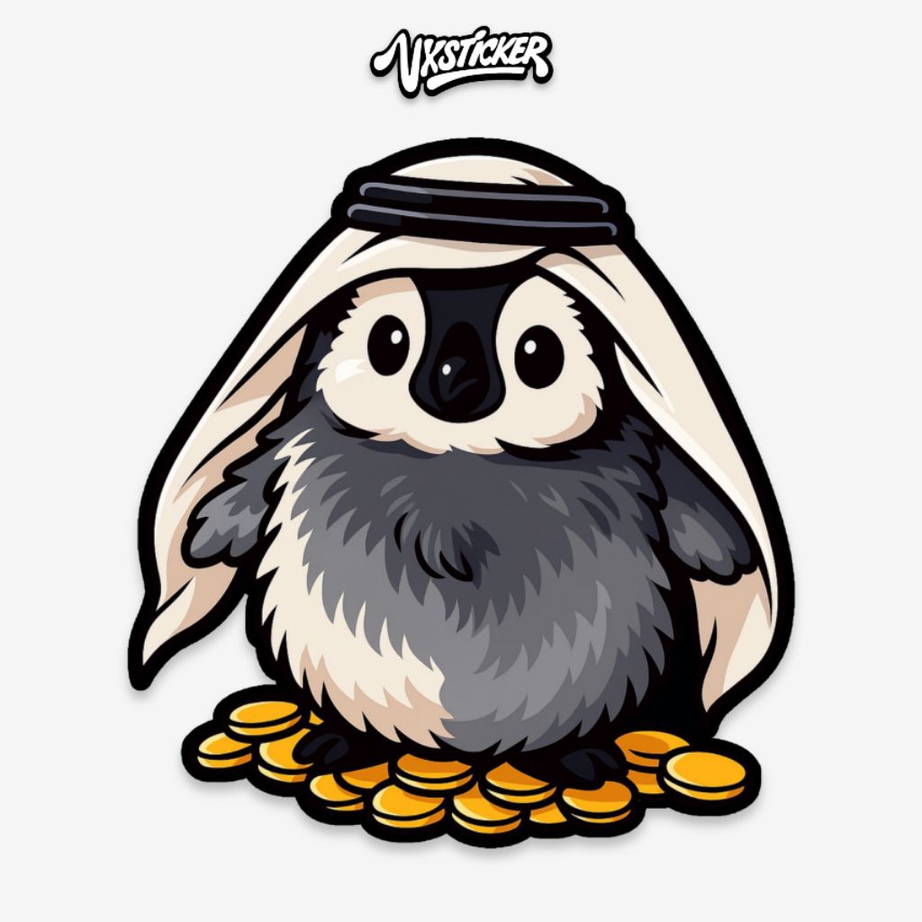 

Stiker/Sticker Pinguin Lucu #74 VXSTICKER