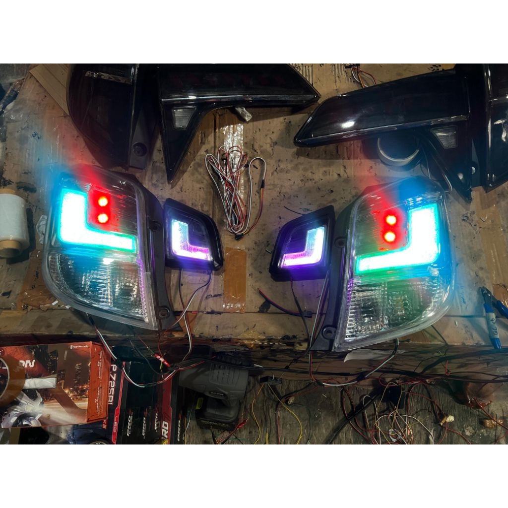 TERMURAH Stoplamp Agya dan Ayla 2019 custom RGB Matrix Padlepop