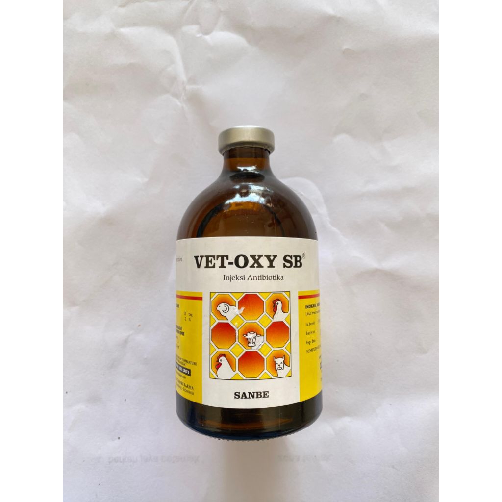 vet-oxy sb 100ml, SANBE, antibiotik hewan
