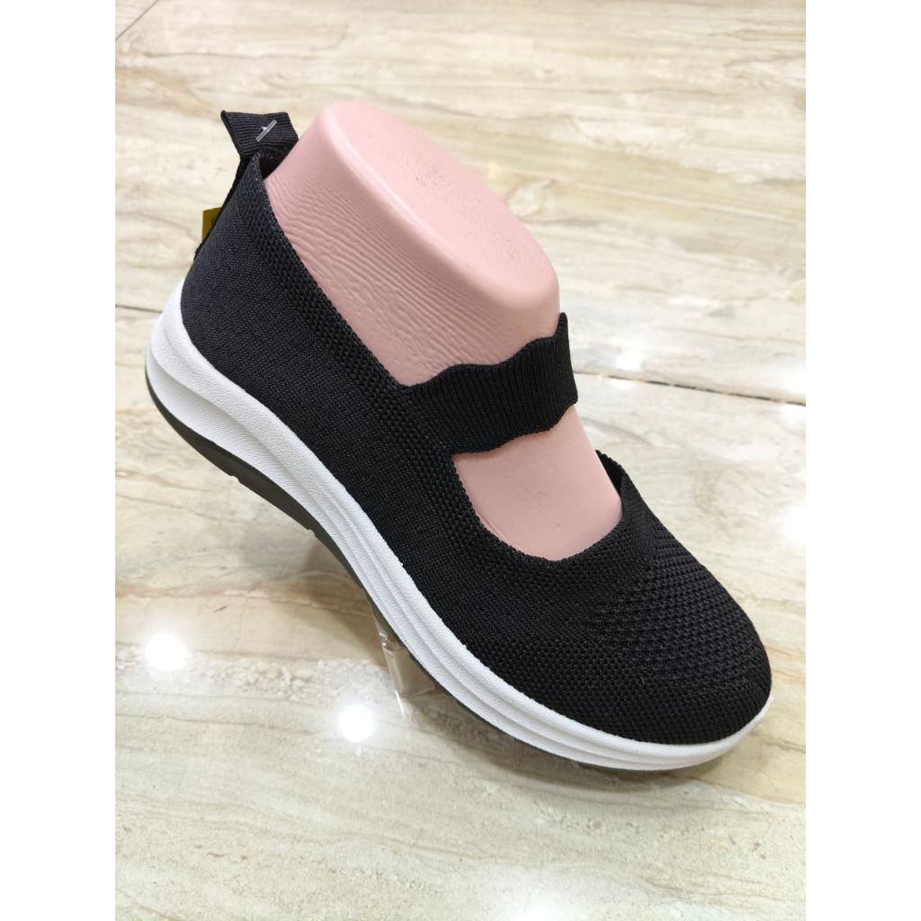 sepatu wanita rajut tali depan nazaru terlaris