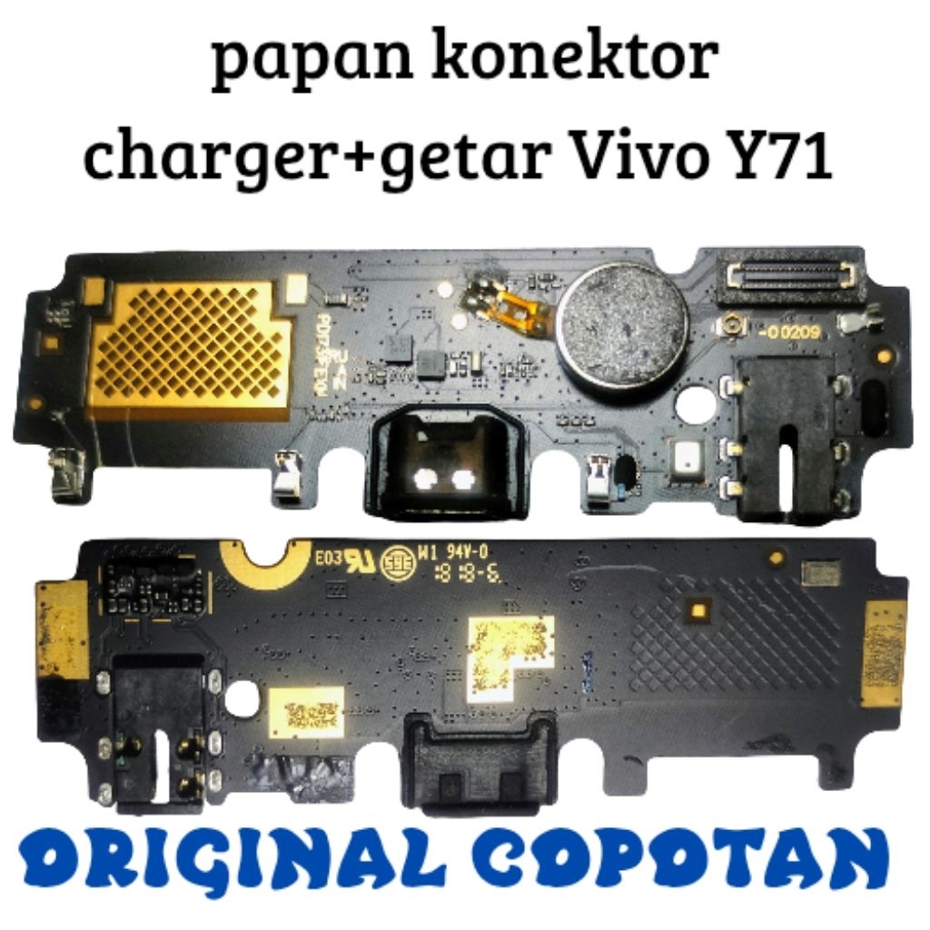 papan konektor charger+getar Vivo Y71 original copotan