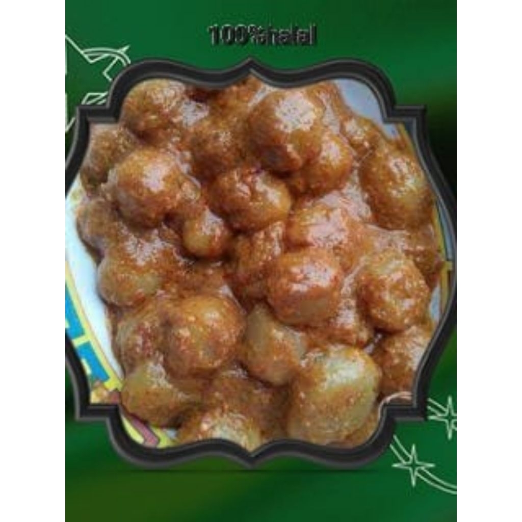 

cilok bumbu kacang isi 30+limo