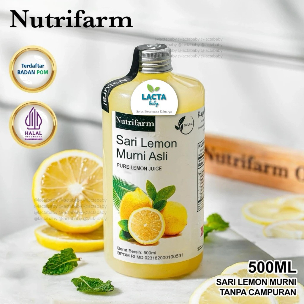 

Nutrifarm Sari Buah Lemon 500ml