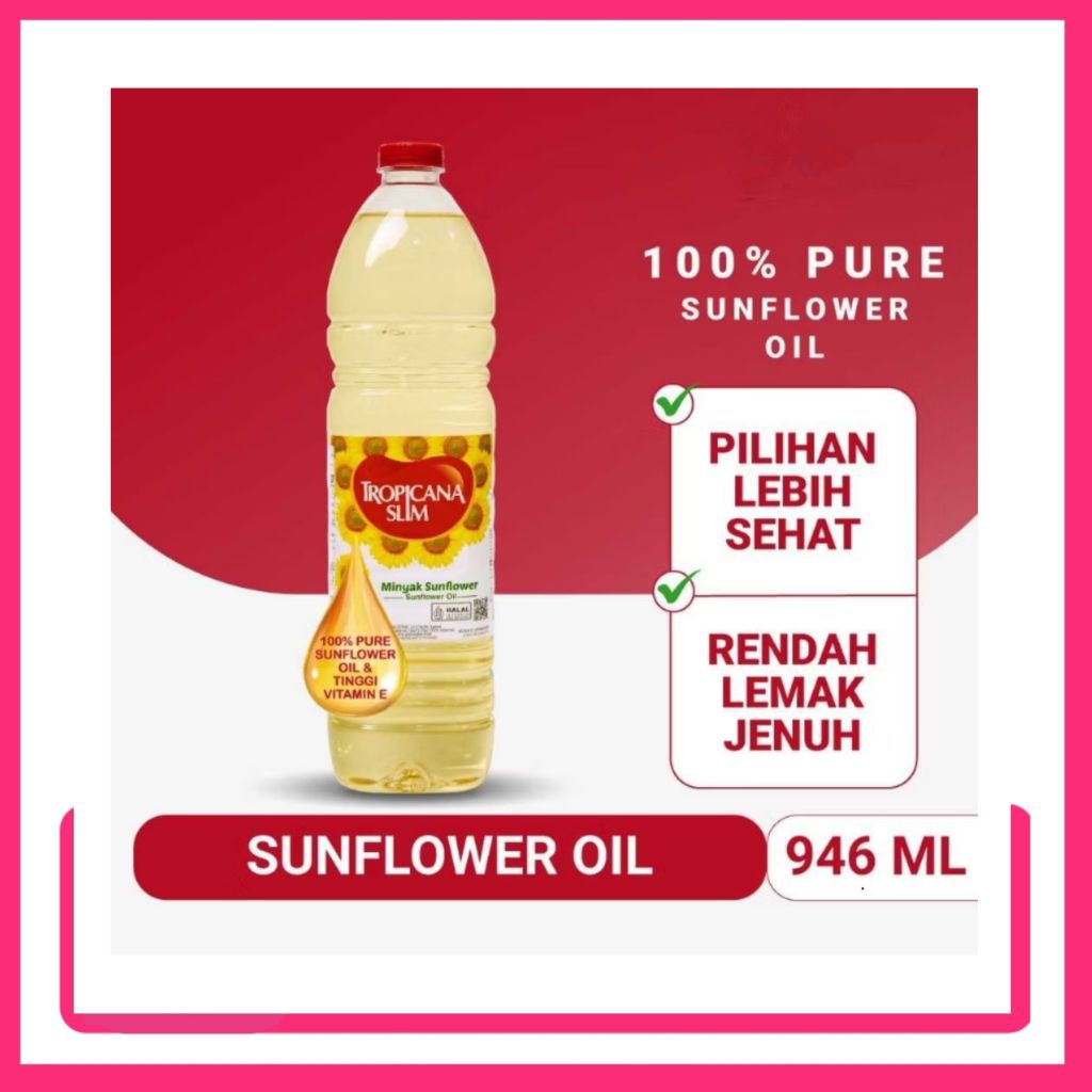 

Tropicana Slim Minyak Sunflower Kanola Jagung 946 ml / Olive Oil 500 ml