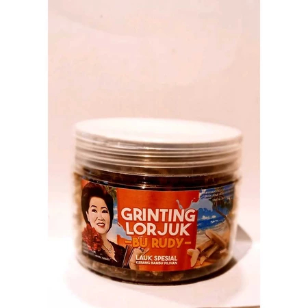 

Grinting Lorjuk 100 Gr Bu Rudy – Camilan Khas Surabaya Rasa Gurih Nikmat Renyah, Tahan Lama