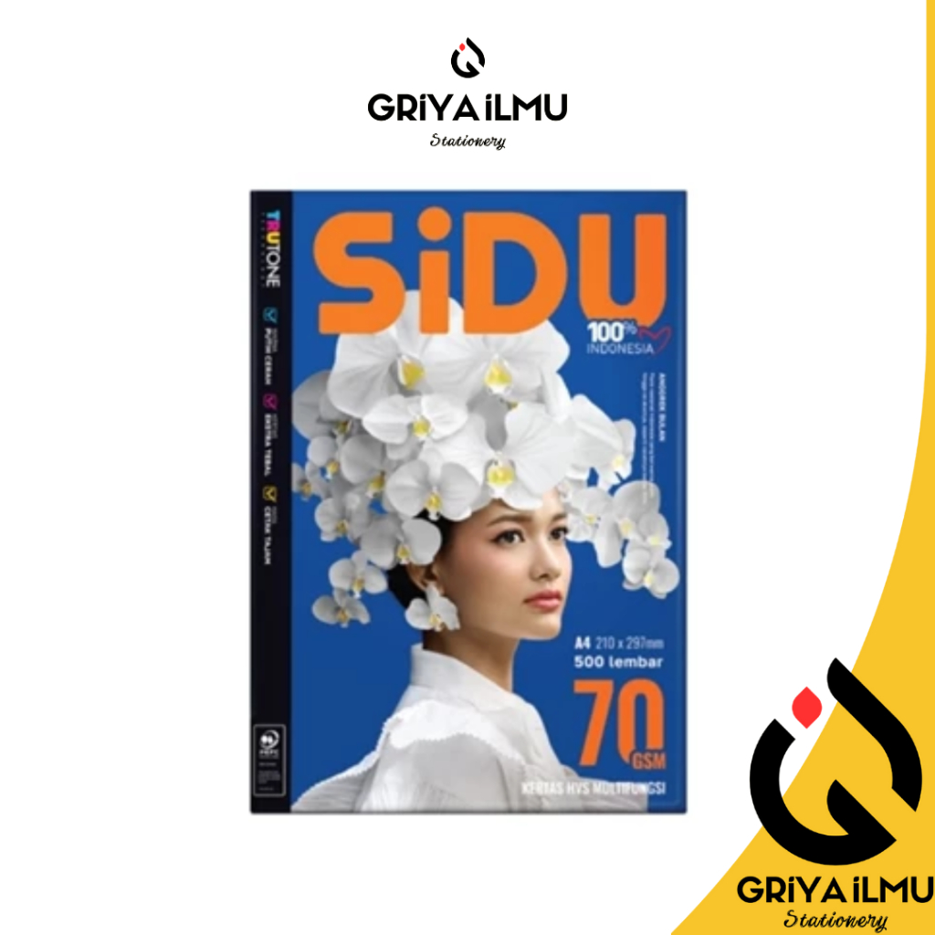 

Kertas HVS SIDU A4 70 GSM 500 Lembar (0114510)