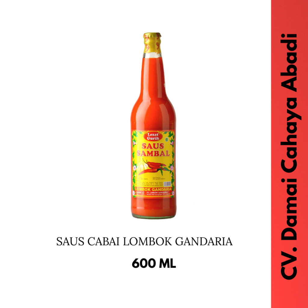 SAUS CABAI LOMBOK GANDARIA BOTOL