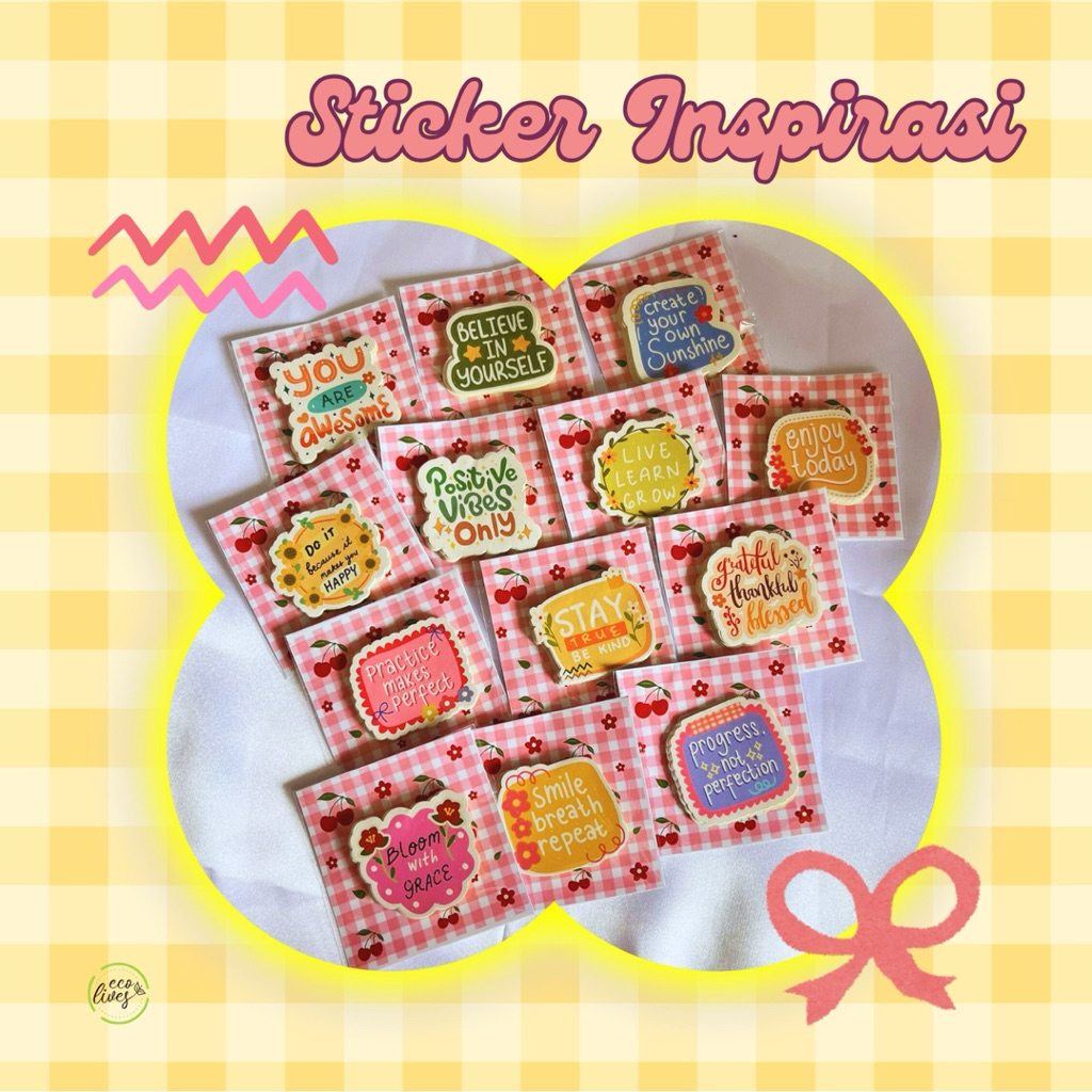 

(READY STOCK) STICKER INSPIRASI DAN STICKER ISLAMI