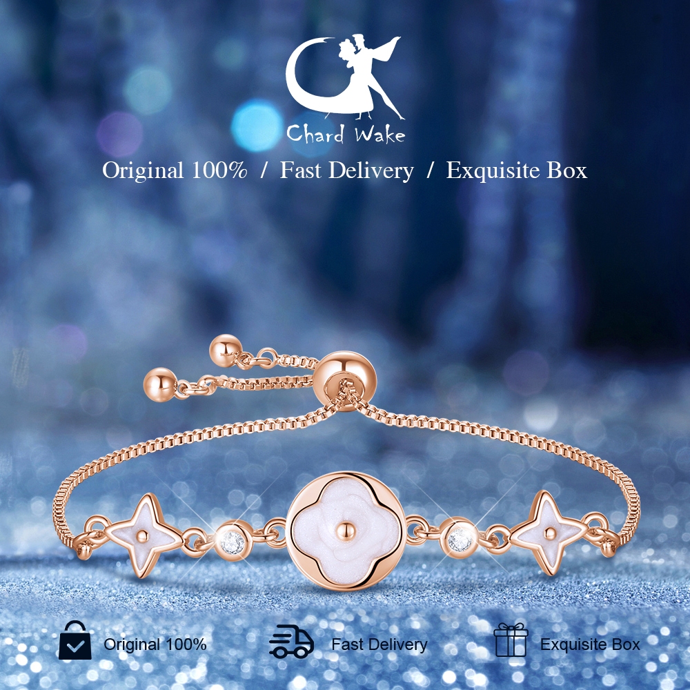 Chard Wake Gelang Wanita Perhiasan Fashion Korea Aksesoris Titanium Anti Karat Rantai Cewek Original