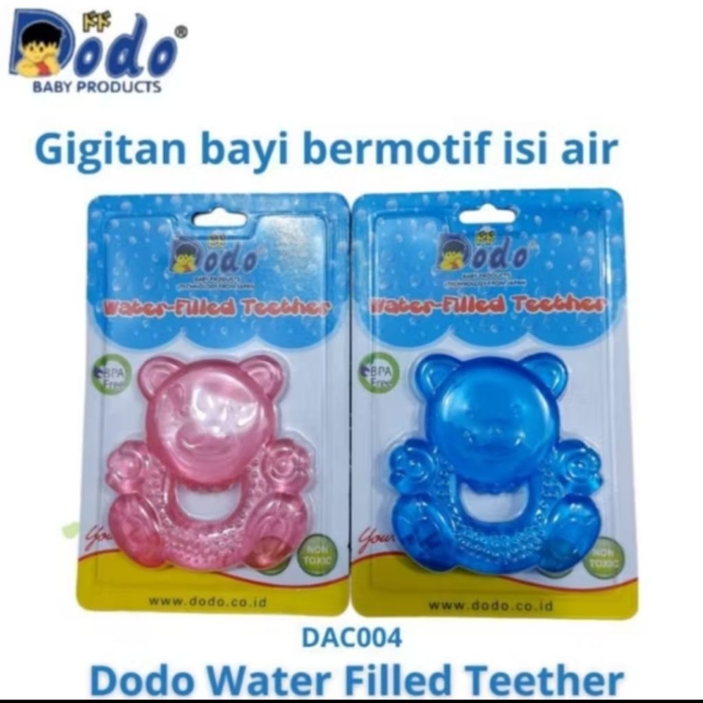 Dodo Water Filled Teether Gigitan Bayi Silicone Isi Air
