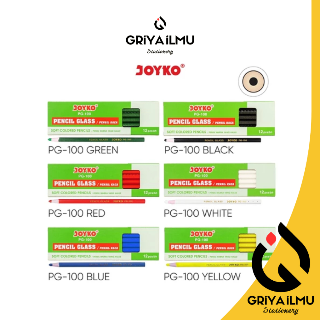 

Pencil Glass/Pensil Kaca/Pensil Dematograph JOYKO PG-100 Ecer (026035)