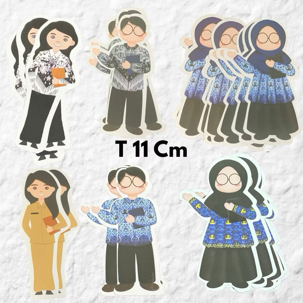 Kartu Ucapan || Topper Hari Guru Tinggi 11 cm