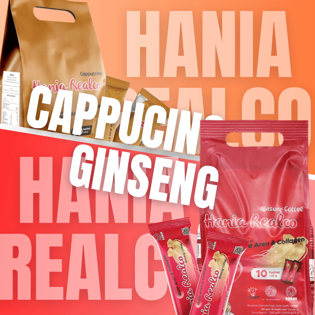 

Kopi Ginseng dan Cappucino | Dengan Gula Aren & Kolagen