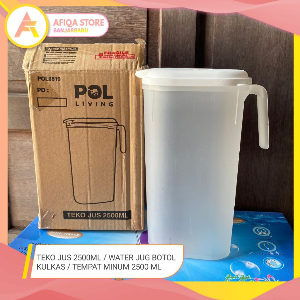 TEKO JUS 2500ML / WATER JUG BOTOL KULKAS / TEMPAT MINUM 2500 ML