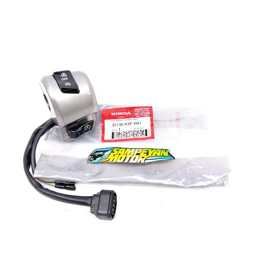 Holder Saklar Tombol Starter Dim Klakson Lampu Kanan Kiri Scoopy FI New 2020 2021 2022 2023 2024 K2F