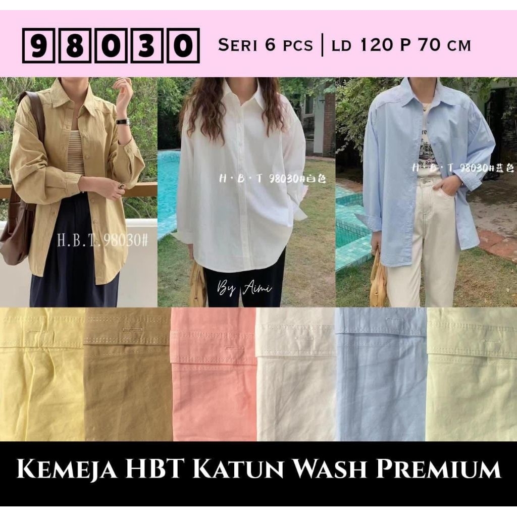 E019 atasan kemeja import ainra outfit
