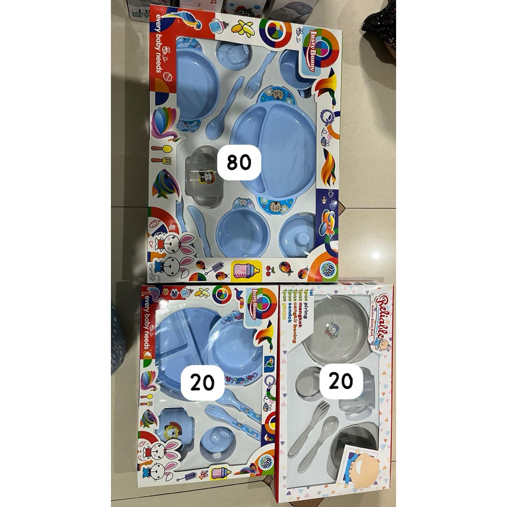 alat makan mpasi set bayi