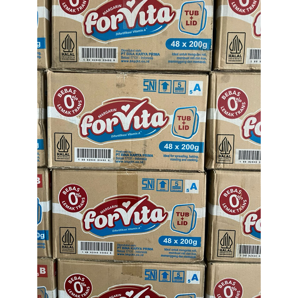 

forvita cup 200gr perkarton isi 48