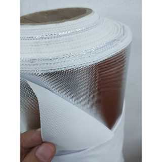 plastik bintik silver bahan tas berkualitas/bahan lapisan tas (meteran)