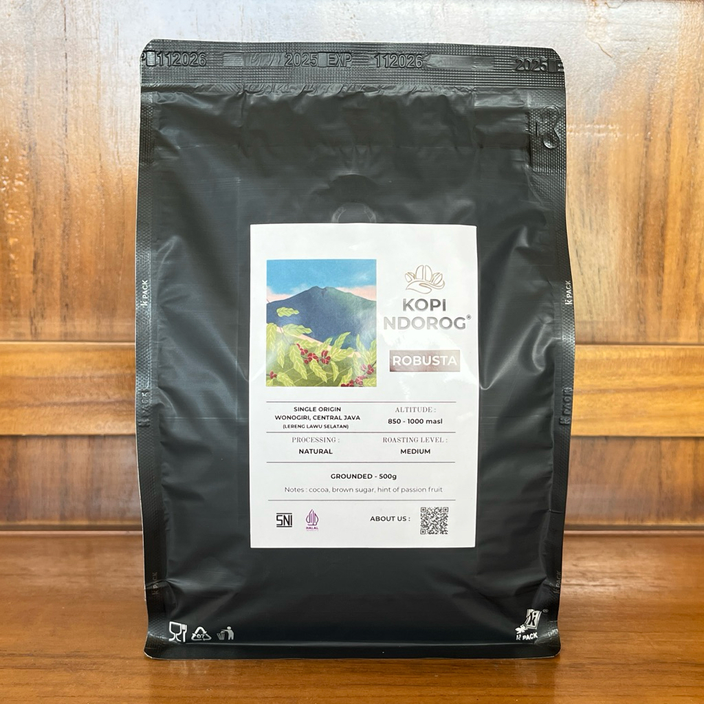 

Ndorog Kopi Robusta Wonogiri 500g
