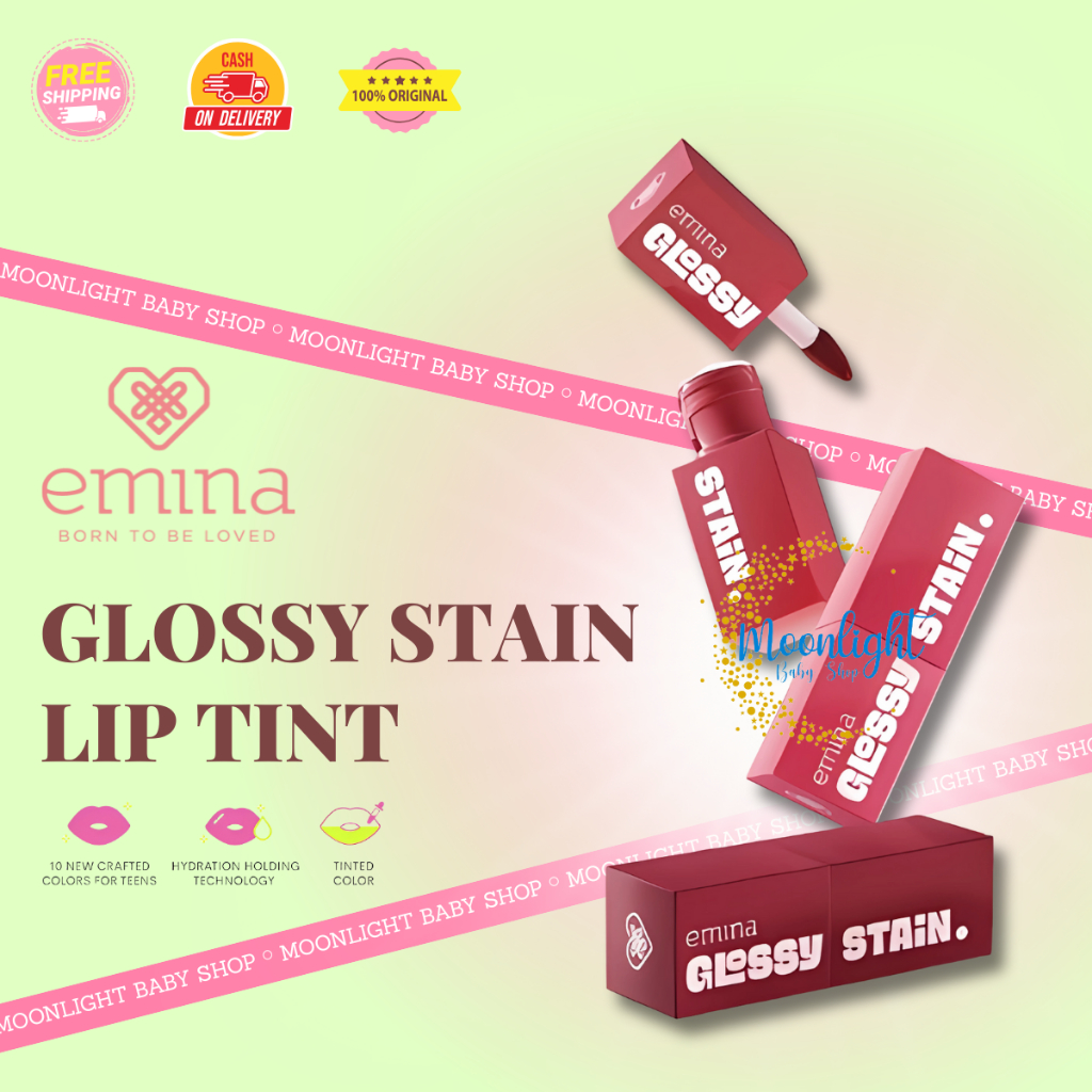 Emina Glossy Stain 3gr - Blendable Lip Tint