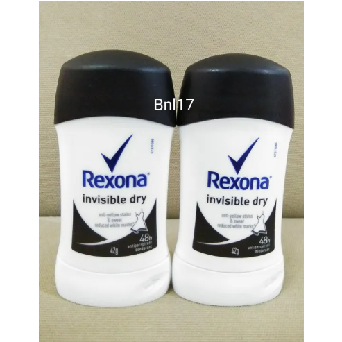 Rexona Women Antiperspirant Stick Invisible Dry 42g (ori from Aussie)