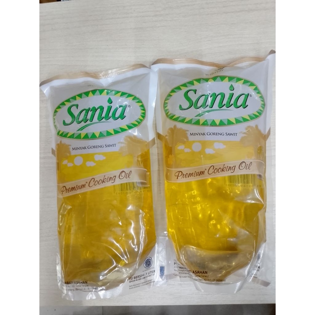 MINYAK SAYUR SANIA 1LITER / MINYAK GORENG SANIA 1LITER /SANIA MINYA GORENG 1LITER