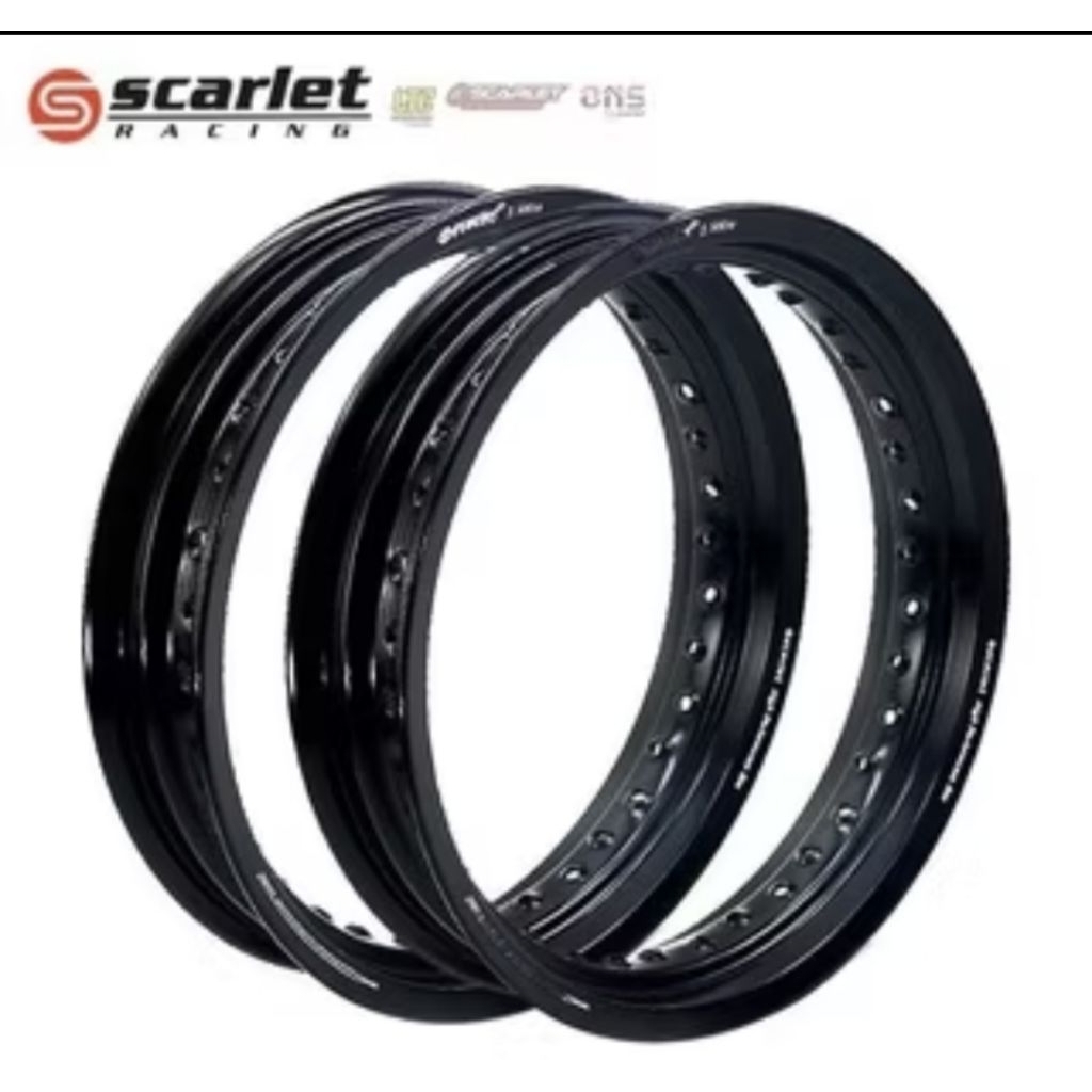 Velg Scarlet 300-350-17 Ban Maxxis 120-70-17 Dan 140-70-17 Jari jari Dan Ban dalam Velg Impor