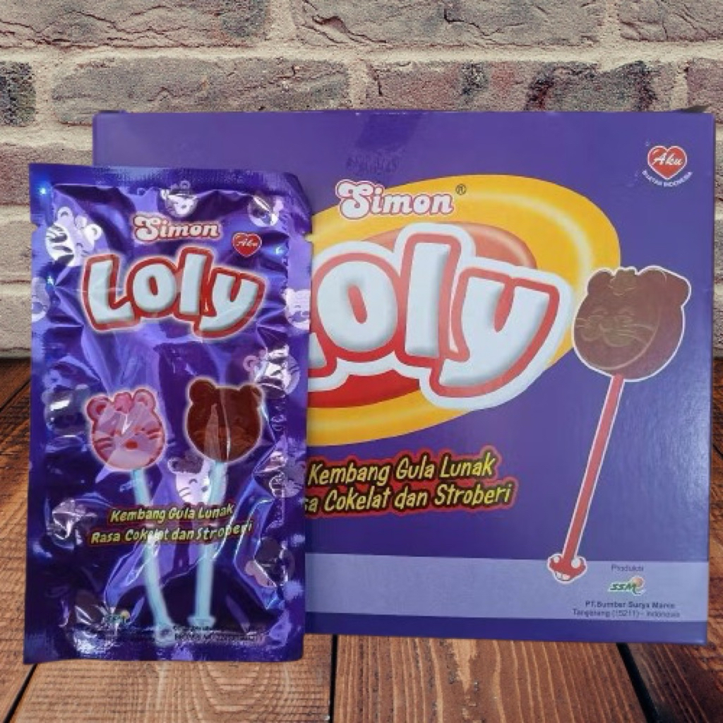 

Simon Loly kembang gula lunak 20pcs 1box