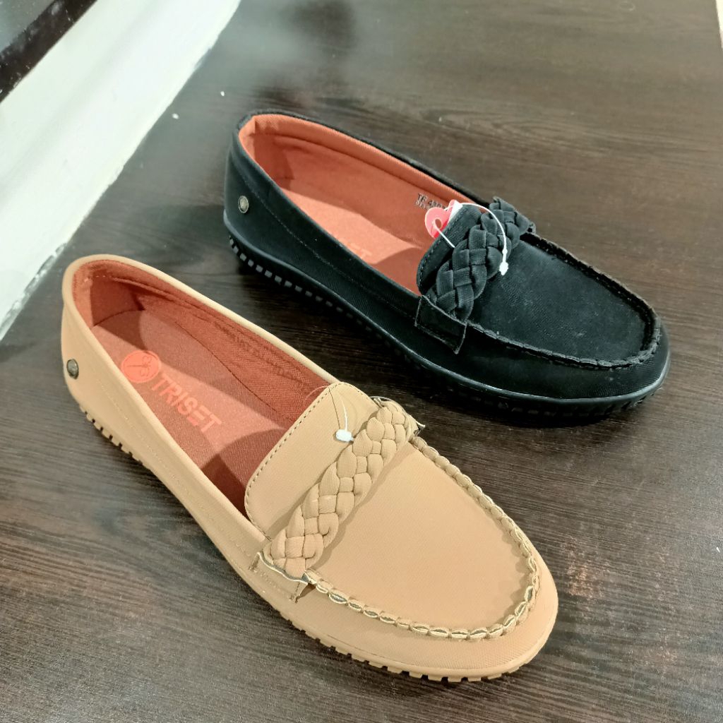 sepatu wanita loafers TRISET original matahari