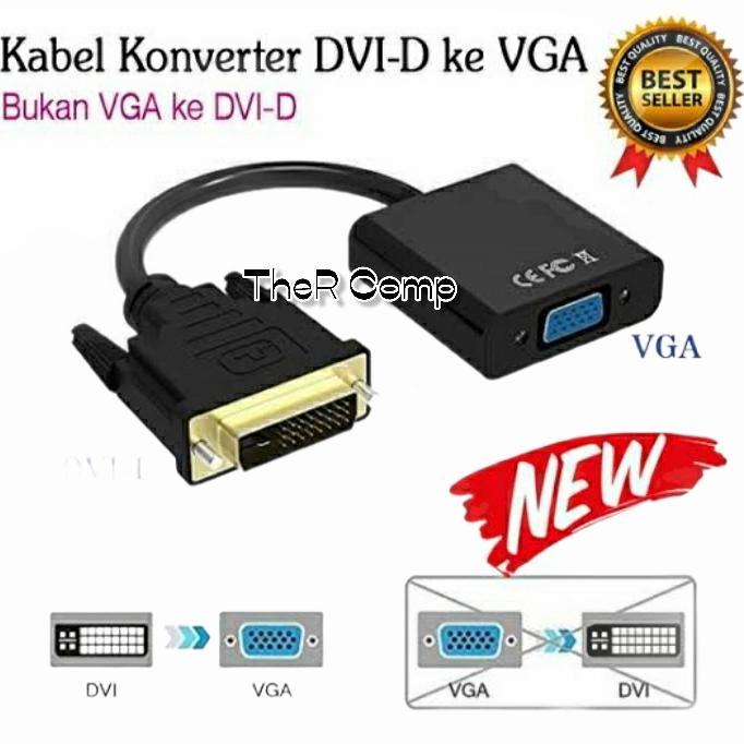 Converter Dvi D To Vga Kabel Converter dvi 24+1 to vga aktif