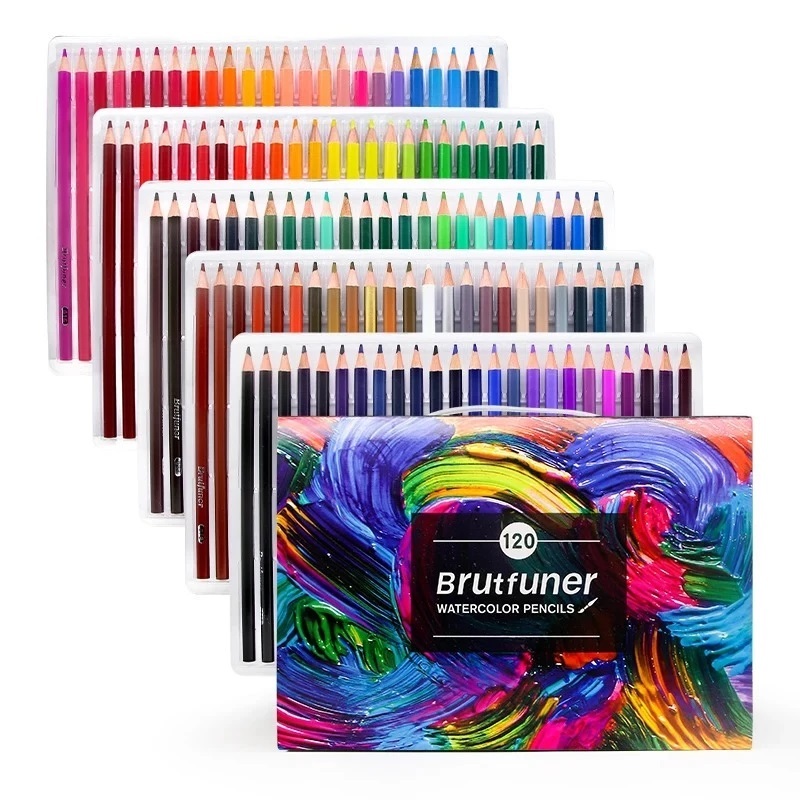 

Brutfuner Original Pensil Warna 120 Colors WATER