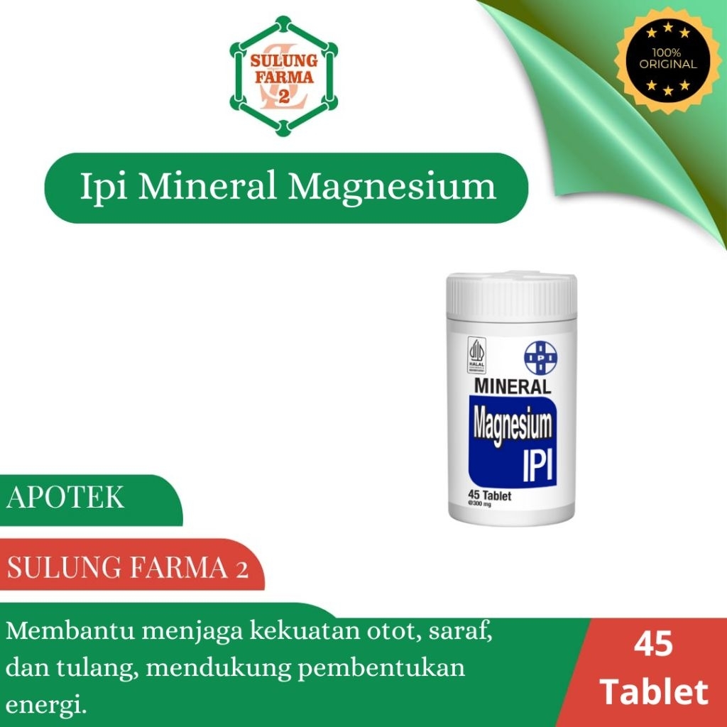 Ipi Mineral Magnesium 45 Tablet