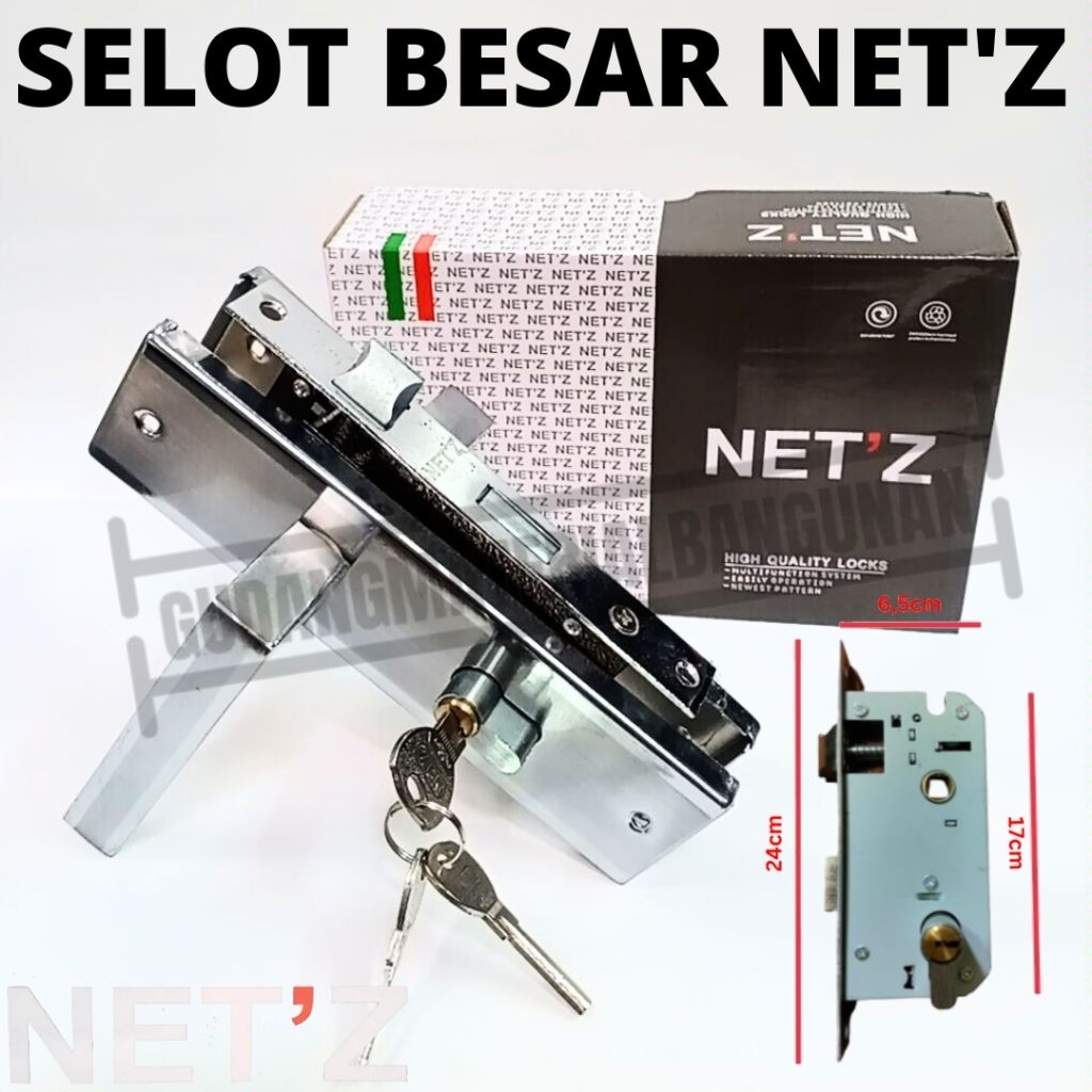 selot slot pintu rumah handel handle hendel BESAR netz grt wanly oliq STALLION