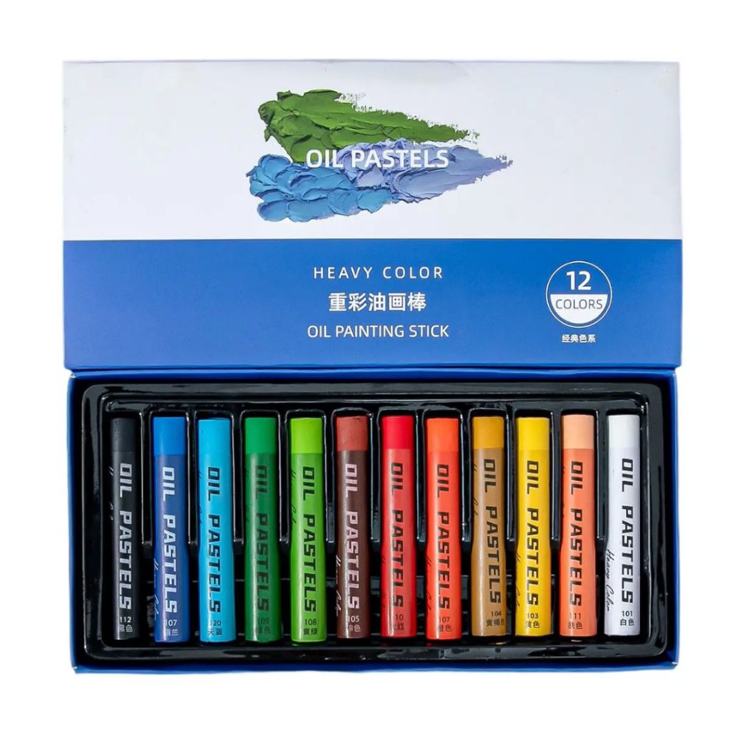

CRAYON 12 WARNA ARTIST PREMIUM KRAYON OIL PASTELS EMPUK LEMBUT